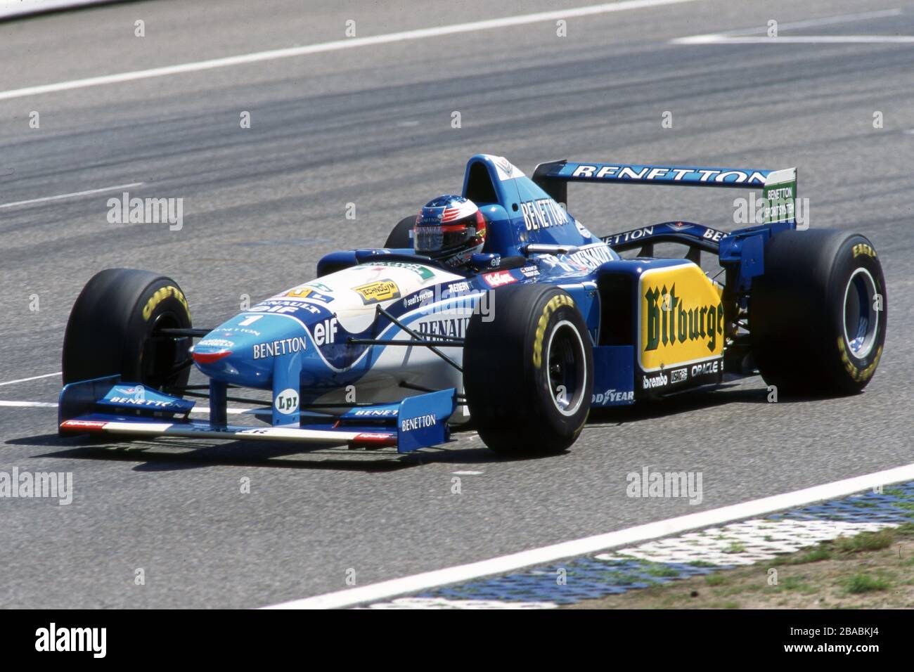 Firo: Fórmula 1, temporada 1995 Sport, Motorsport, Fórmula 1, archivo,  fotos del archivo Equipo Benetton (1991-1995), en Hockenheim Michael  Schumacher, Alemania, fue piloto de Fórmula 1 de 1991 a 2006 y 2010