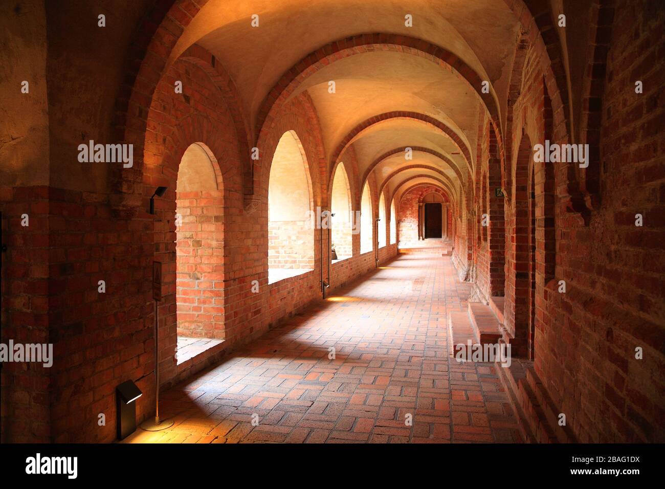 Monasterio Jerichow, Kreuzgang, Altmark, Sajonia-Anhalt, Alemania, Europa Foto de stock