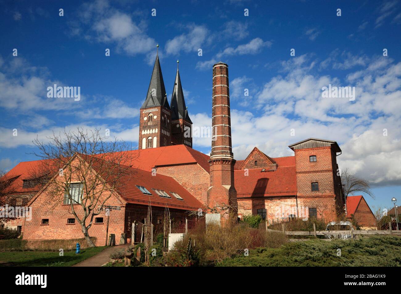 Monasterio Jerichow, Altmark, Sajonia-Anhalt, Alemania, Europa Foto de stock