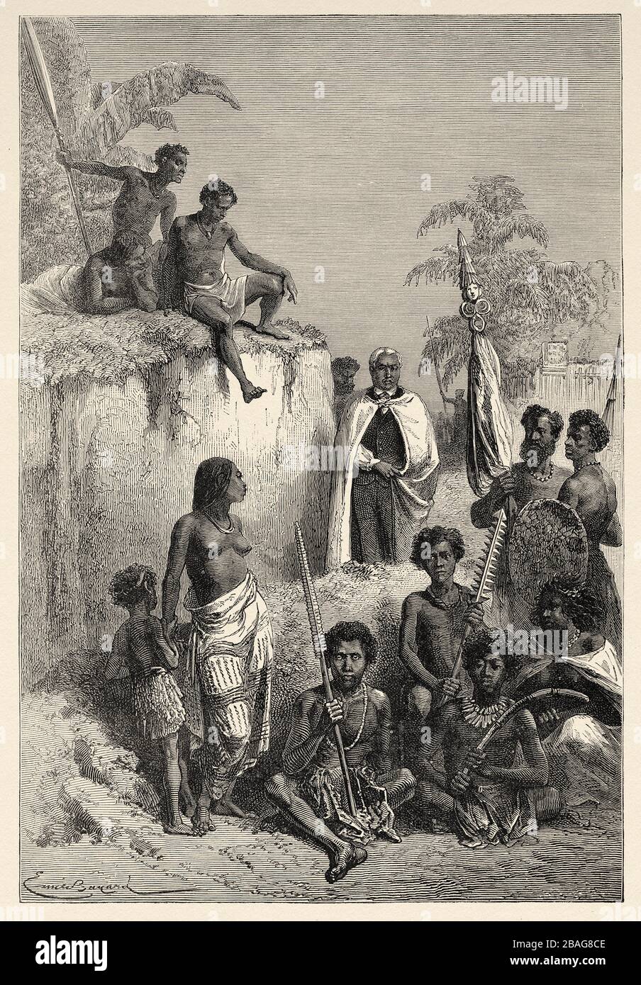 Kamehameha I el Grande (1758 - 1819) Monarca hawaiano que unificó las Islas Hawaianas y estableció formalmente el Reino de Hawai en 1810. Hawai, Foto de stock
