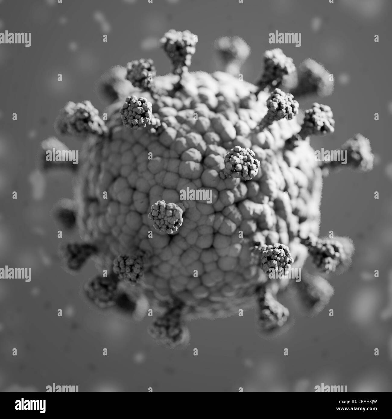 Coronavirus, ilustración Foto de stock