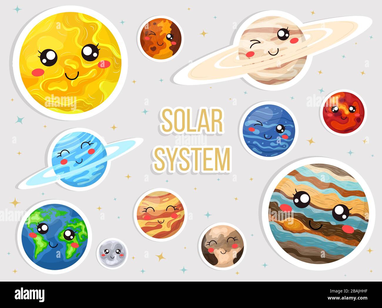 Planetas de dibujos animados fotografías e imágenes de alta resolución -  Alamy