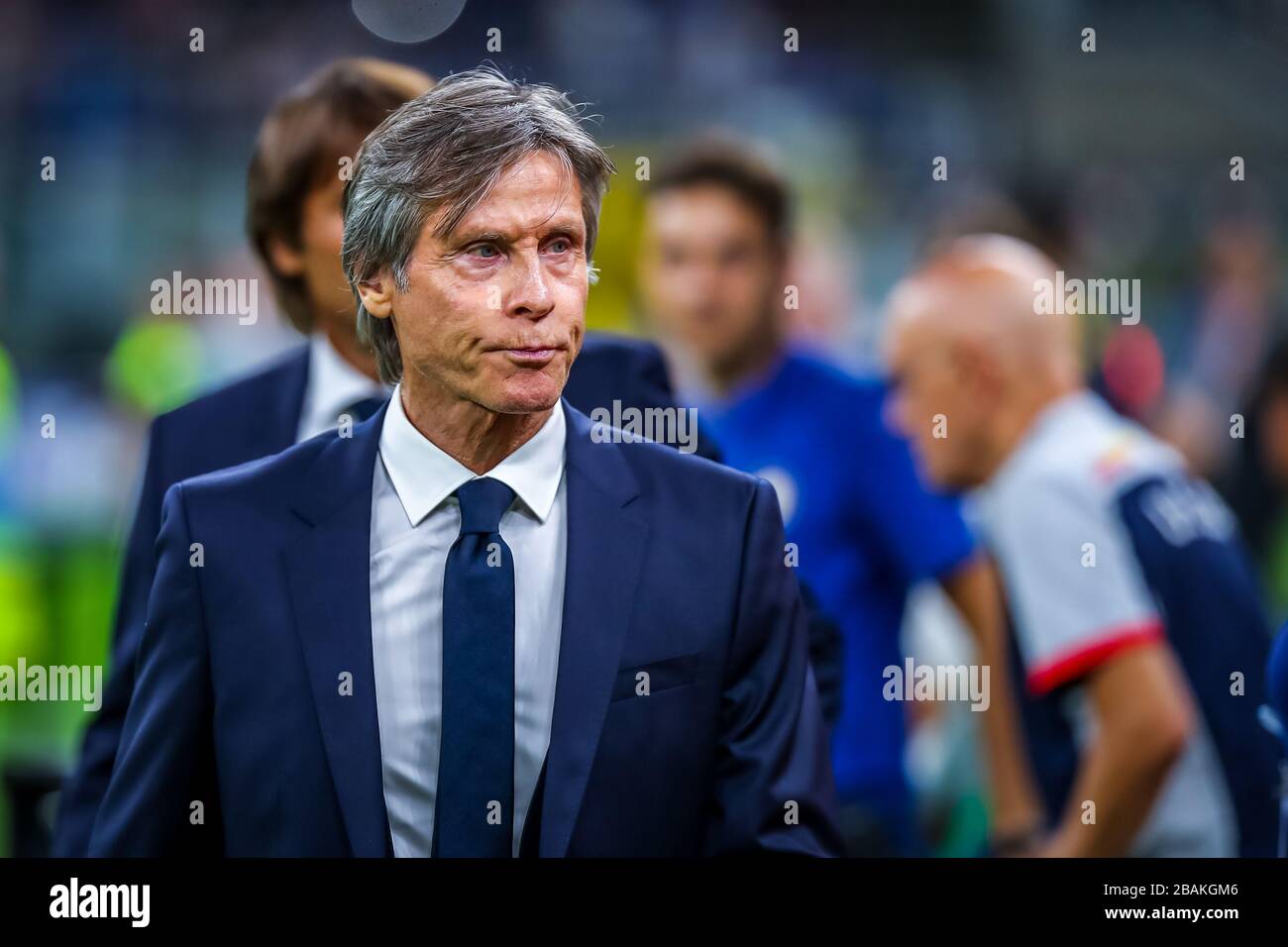 Gabriele Oriali durante la temporada de fútbol 2019/20 imágenes simbólicas - crédito de la foto Fabrizio Carabelli /LM/ Foto de stock