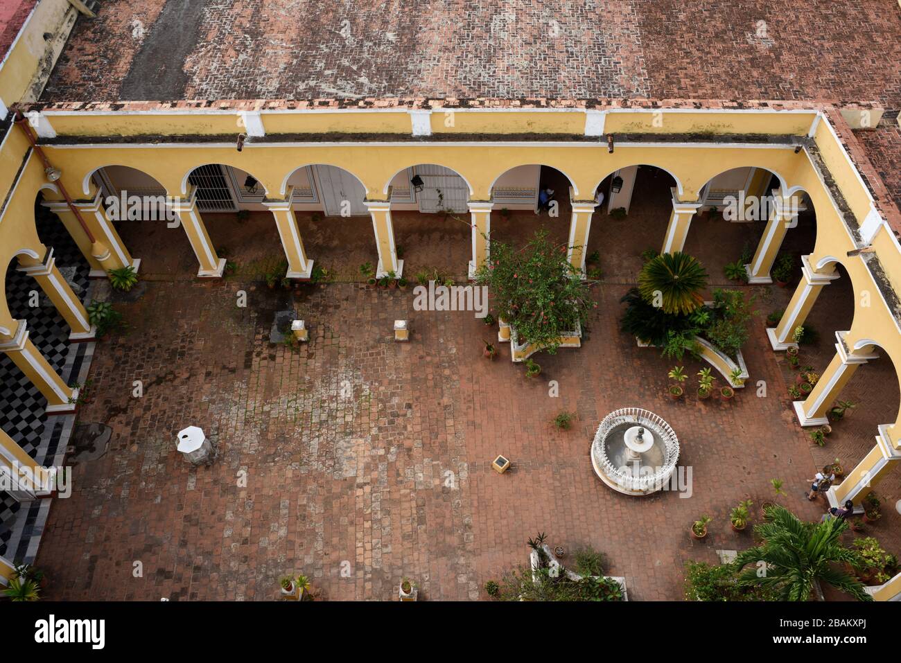 Vista aérea, arquitectura, antigua, 2014, Cuba Foto de stock