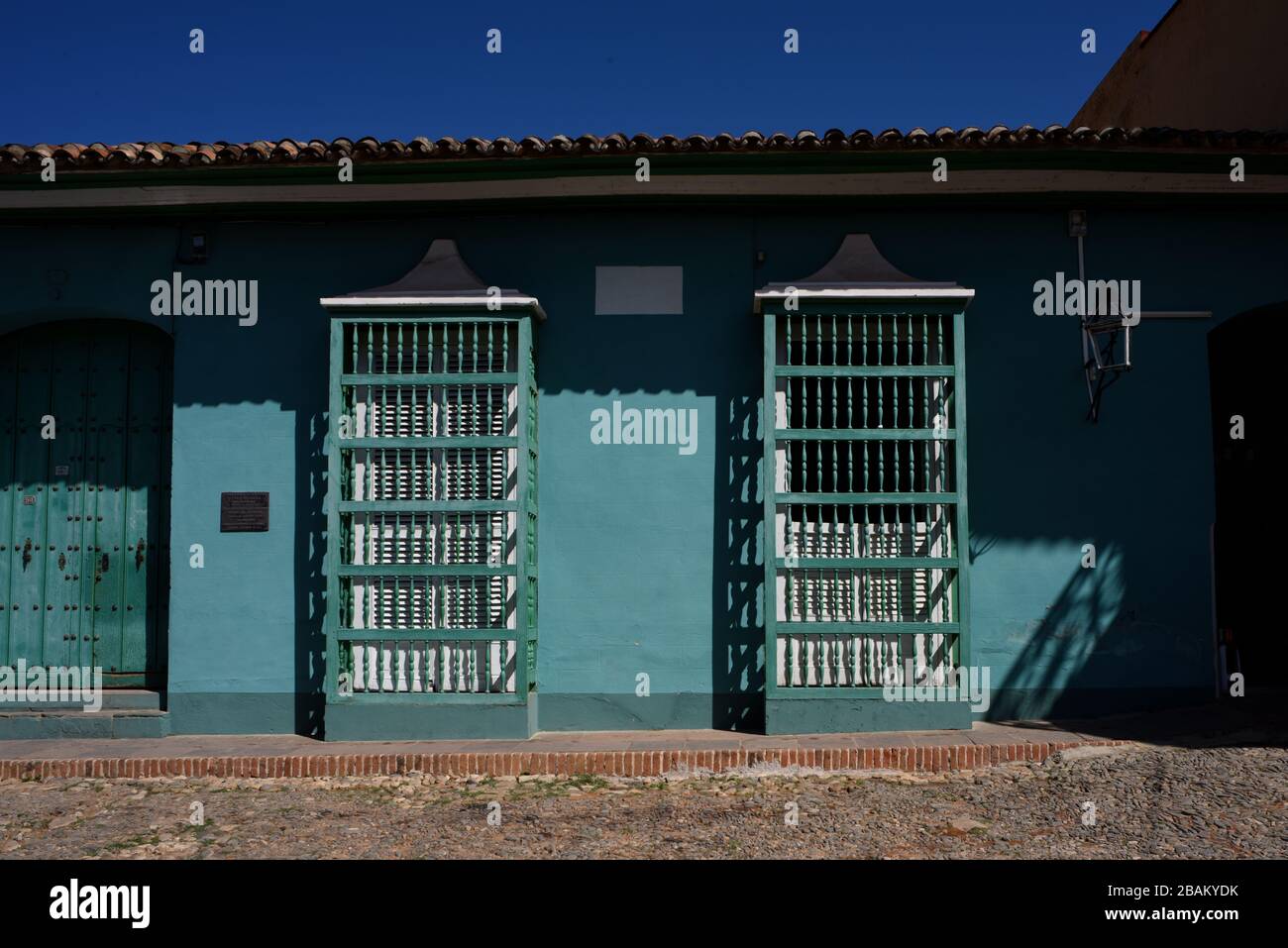 Casa, arquitectura, antigua, histórica, 2014, Cuba Foto de stock