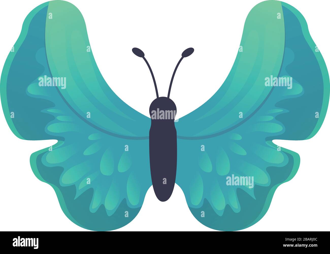 Icono de mariposa de color dulce. Dibujo animado de color dulce mariposa  vector icono para diseño web aislado en fondo blanco Imagen Vector de stock  - Alamy