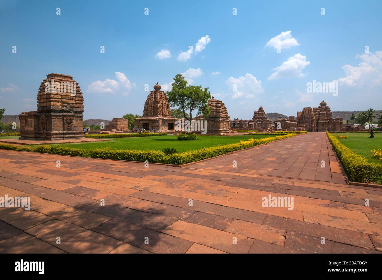 templo en pattadakal india Foto de stock