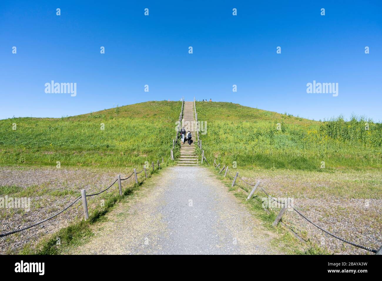 Inariyama kofun, el antiguo parque de tumbas Sakitama, la ciudad de