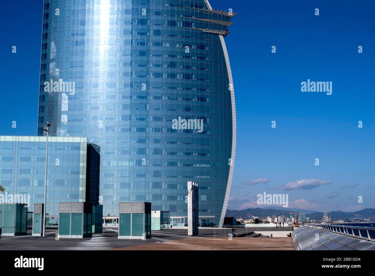 Hotel vela de Barcelona, Cataluña, España. Foto de stock