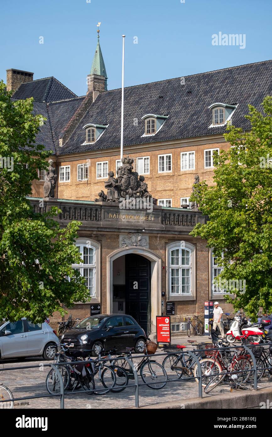 Museo Nacional de Dinamarca alias Nationalmuseet en Copenhague, Dinamarca, Europa Foto de stock