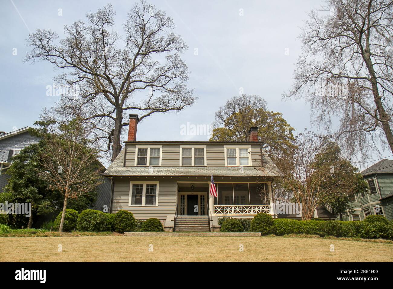 Una casa en Ansley Park, Atlanta, Georgia, Estados Unidos Foto de stock