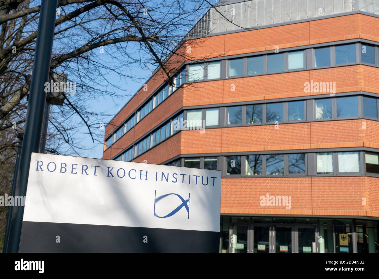 Robert Koch Institut Seestrasse Berlín . Deutsche Bundesoberbehörde für Infektionskrankheiten und nicht übertragbed Krankheiten Foto de stock
