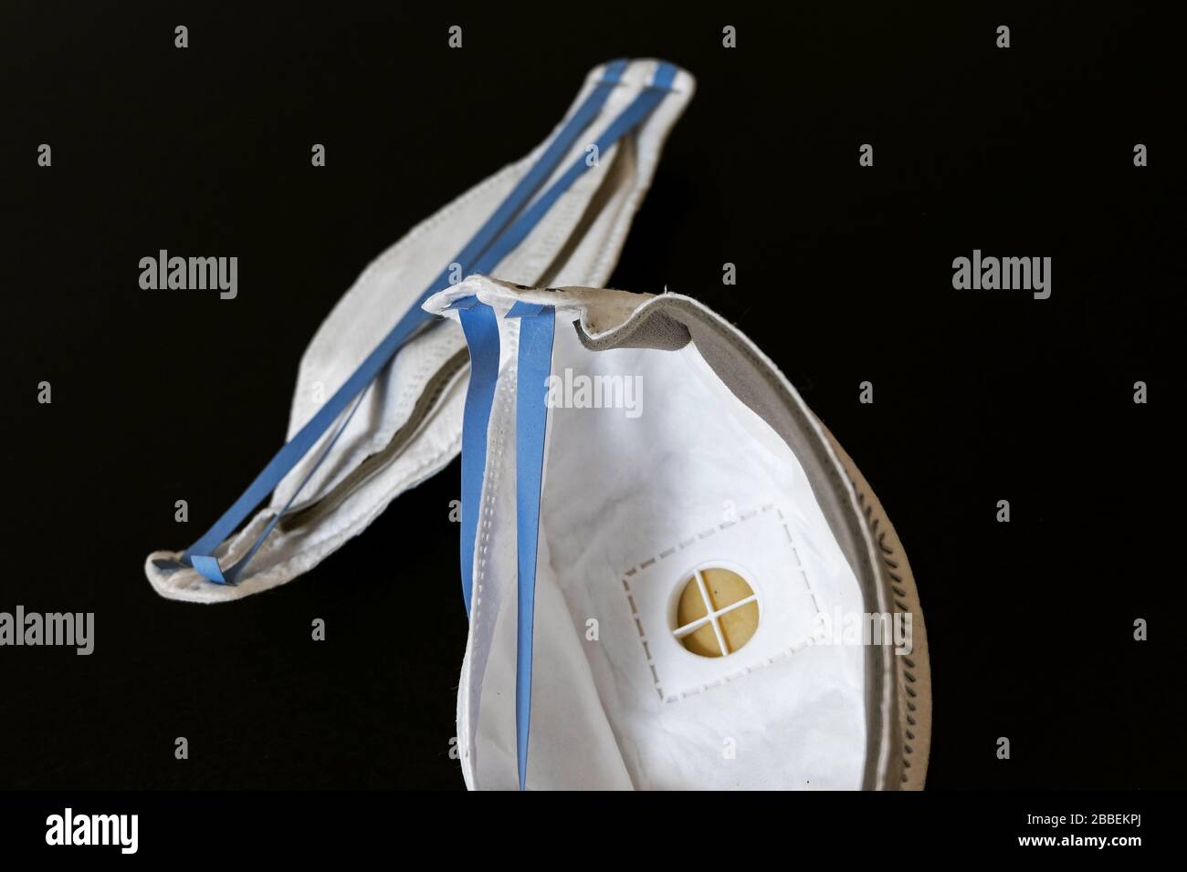 Schutzmasken 3M FFP2 Foto de stock
