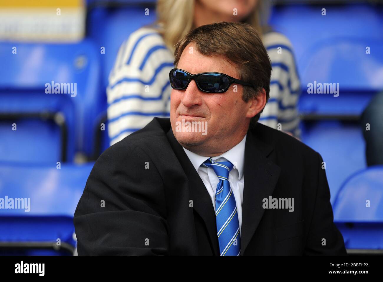 Tony Smith, entrenador principal de Warrington Wolves Foto de stock