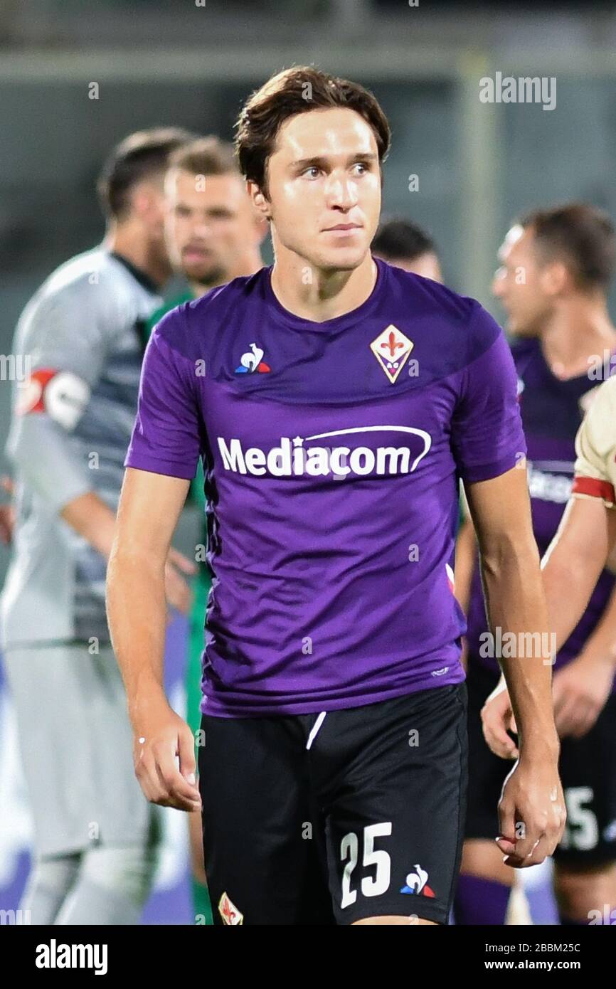 federico chiesa (fiorentina) durante ACF Fiorentina Fútbol Italiano serie A  temporada 2019/20, Florencia, Italia, 01 Jan 2020, Fútbol italiano serie A  fútbol Fotografía de stock - Alamy