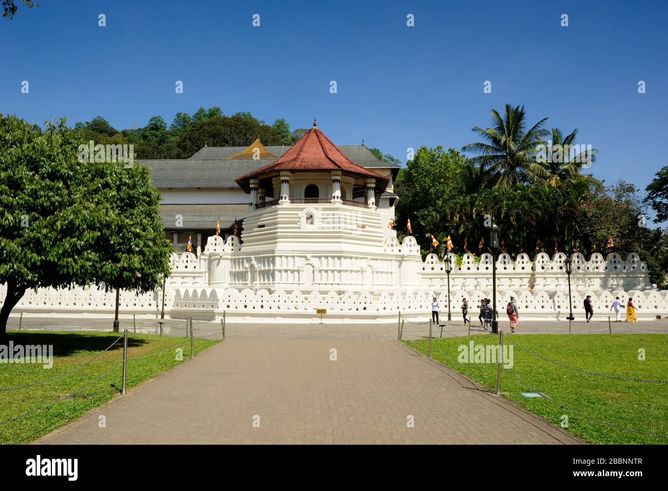 Sri Lanka, Kandy, templo del diente Foto de stock