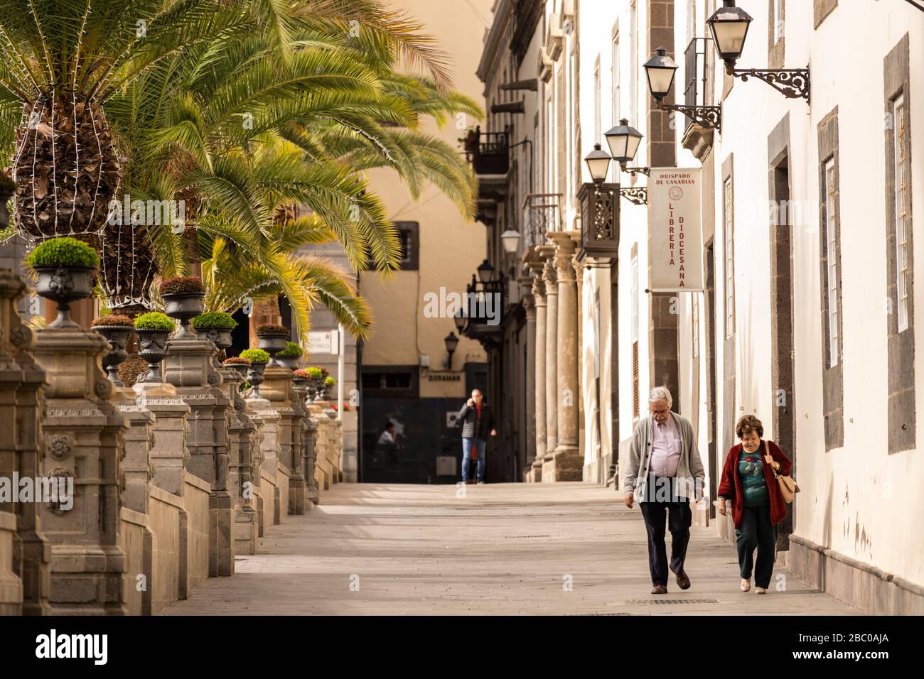 España, Islas Canarias, Gran Canaria, las Palmas - Vegueta, el centro  histórico de la ciudad, bien conservado y con un aspecto tan bueno como en  la época colonial Fotografía de stock - Alamy