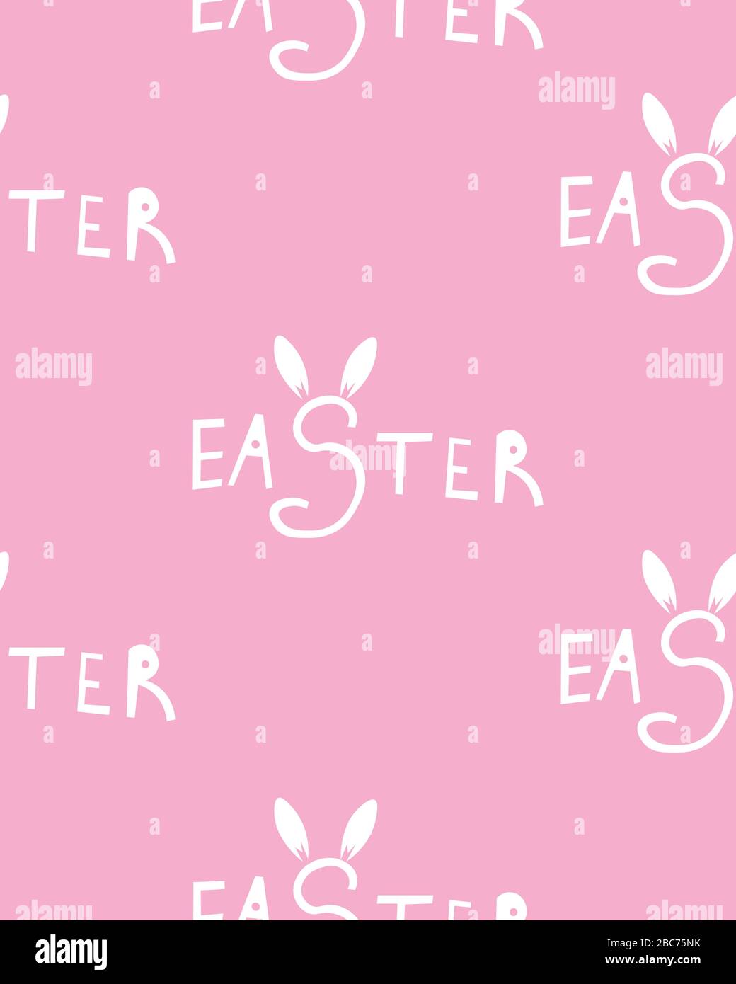 Letras de Pascua. Patrón sin costuras. Dibujo de niños. Diseño para tarjetas,  estampados y ropa Imagen Vector de stock - Alamy