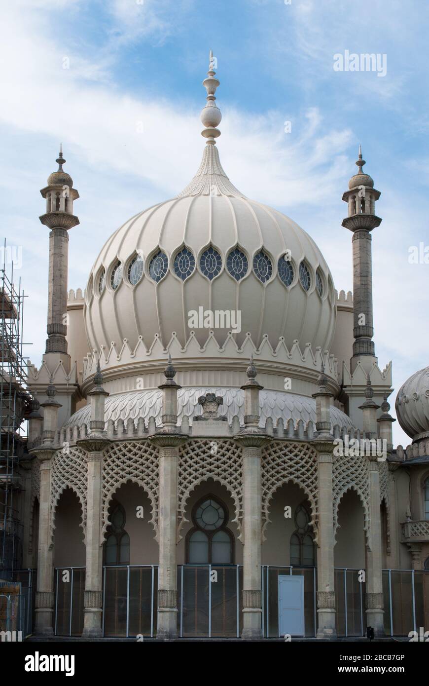 Stone Royal Pavilion, 4/5 edificios de pabellón, Brighton BN1 por John Nash Foto de stock