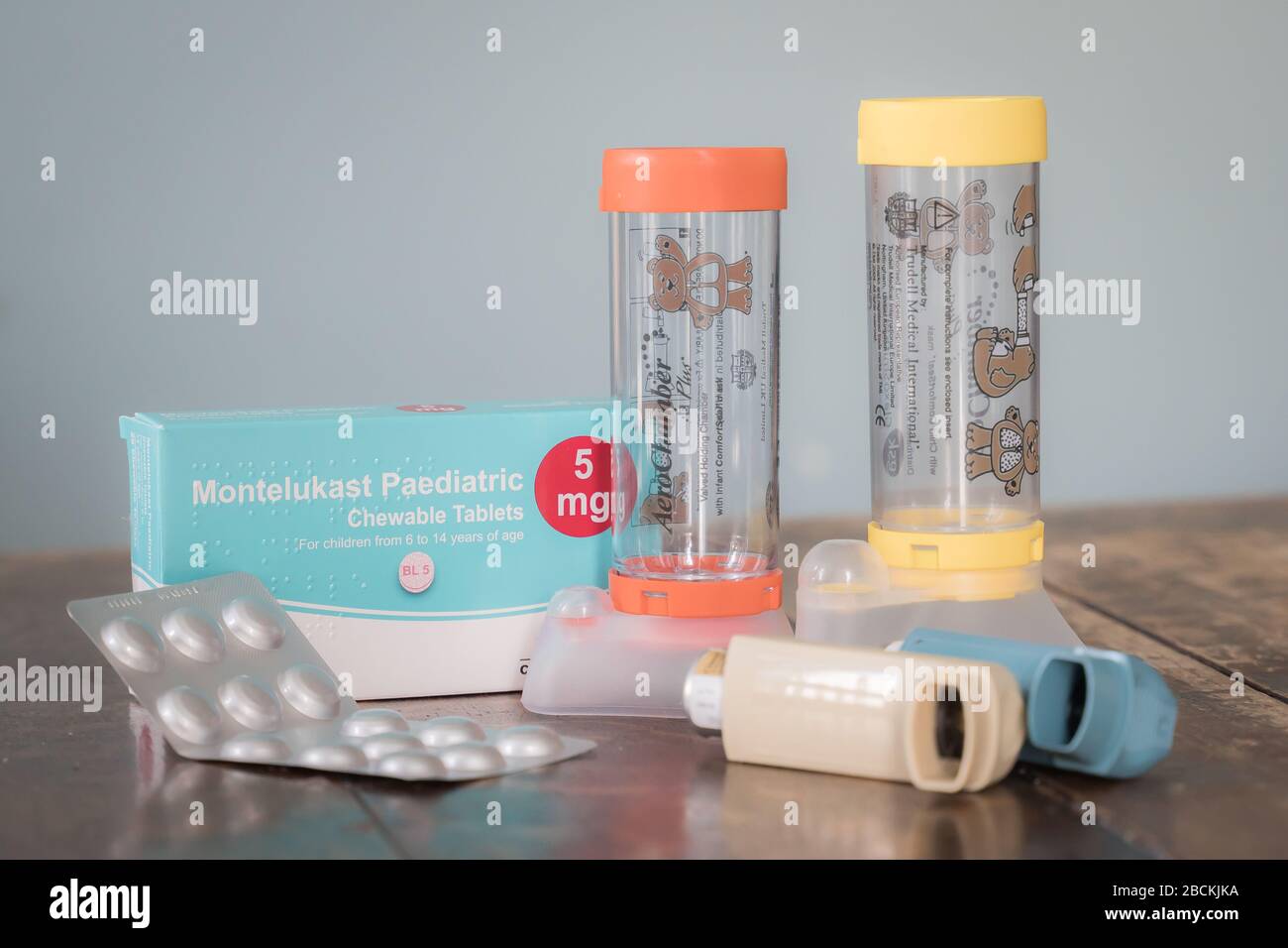 Ventolin en el mostrador