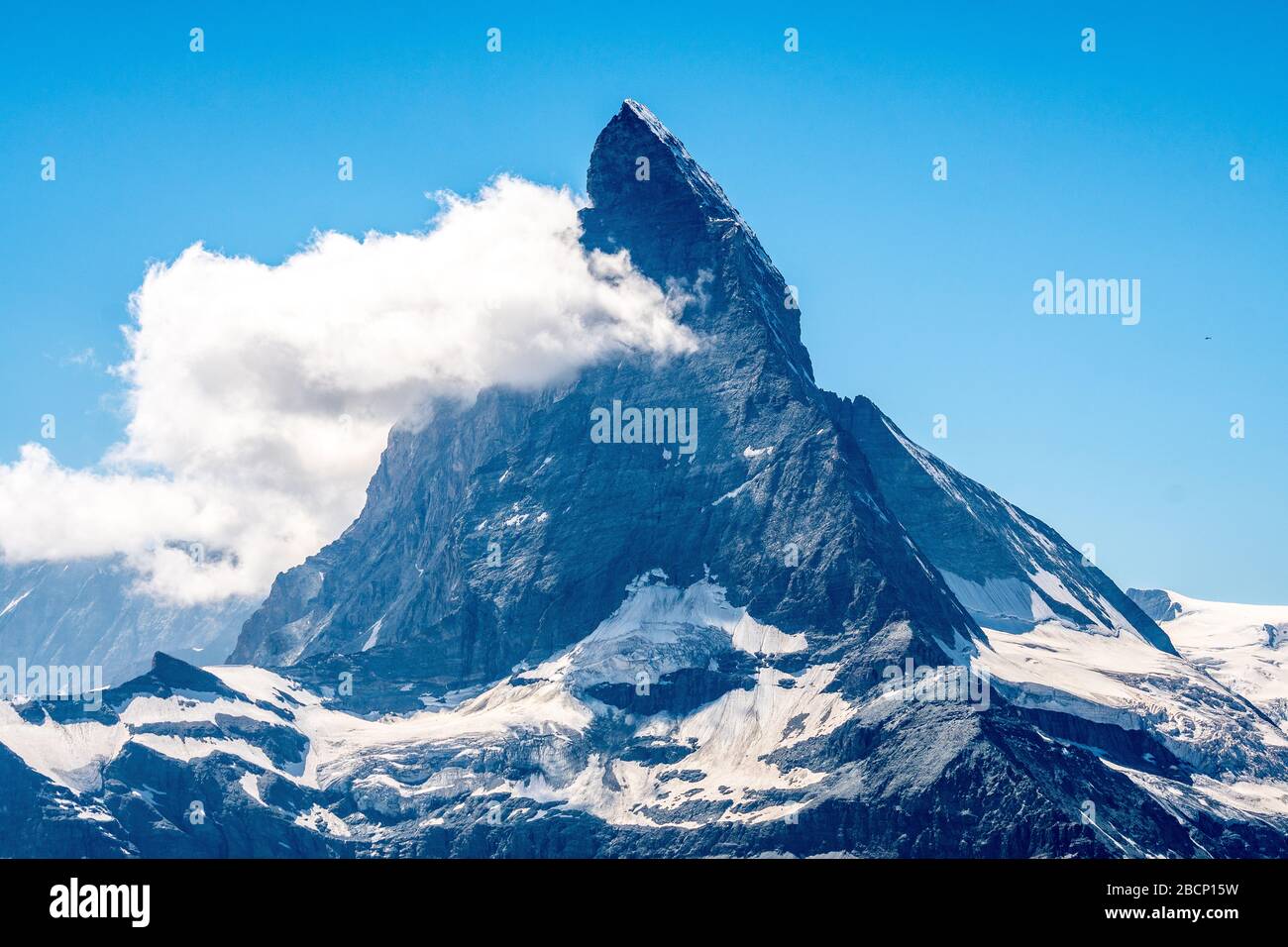 la cima de matterhorn, zermatt, suiza Foto de stock
