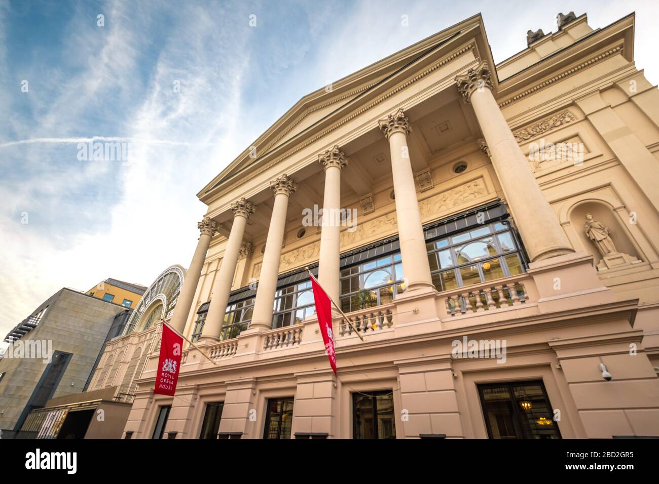 The Royal Opera House, Covent Garden, Londres, Reino Unido Foto de stock