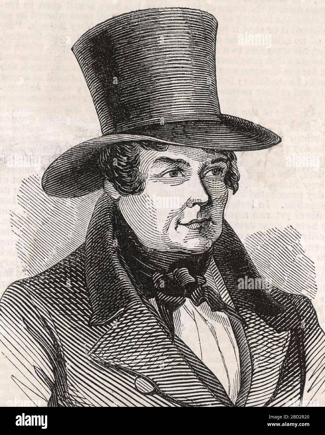 DANIEL O'CONNELL (1775-1847) líder político irlandés Foto de stock