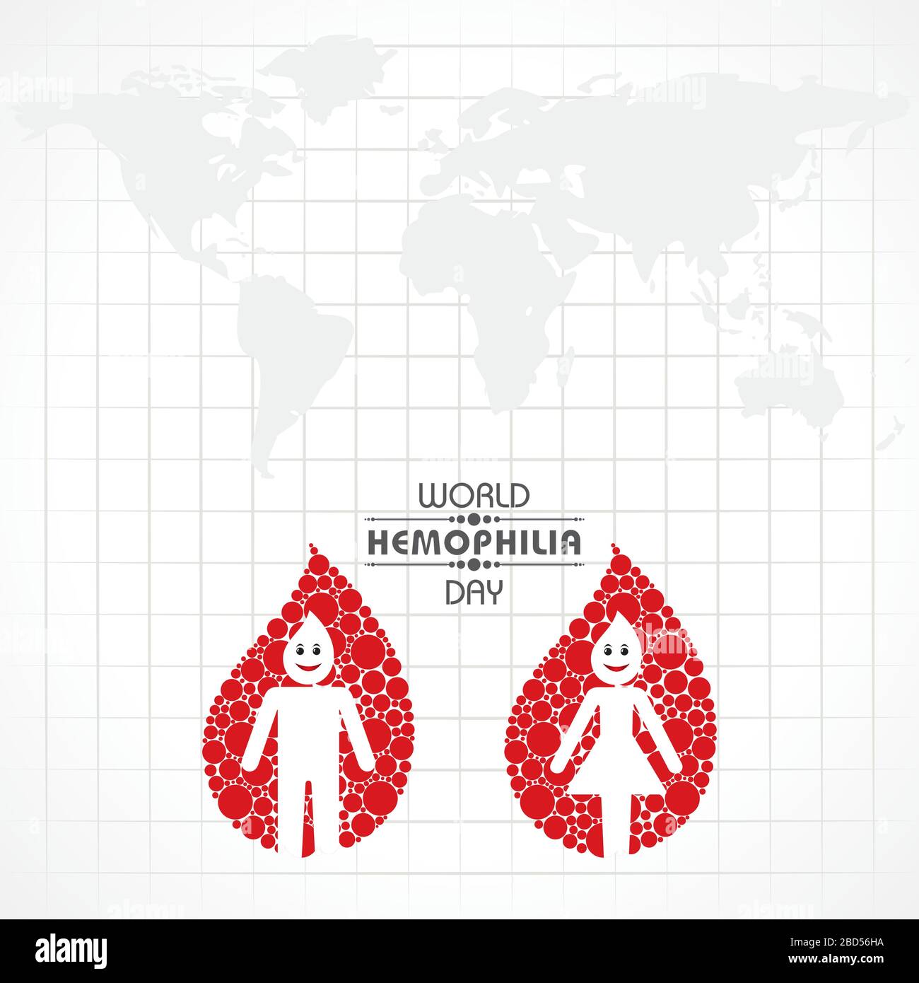 Ilustración Vectorial De Antecedentes Para El Día Mundial De La Hemofilia 17 De Abril Imagen 9749