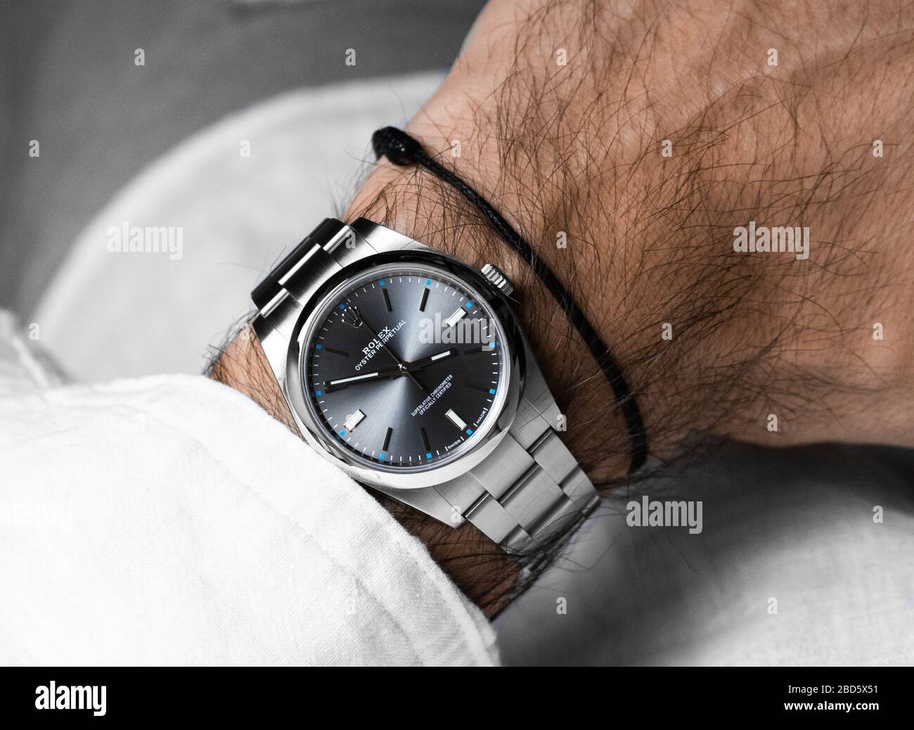Rolex Oyster Perpetual 39 mm Pulsera Fotografía de stock - Alamy