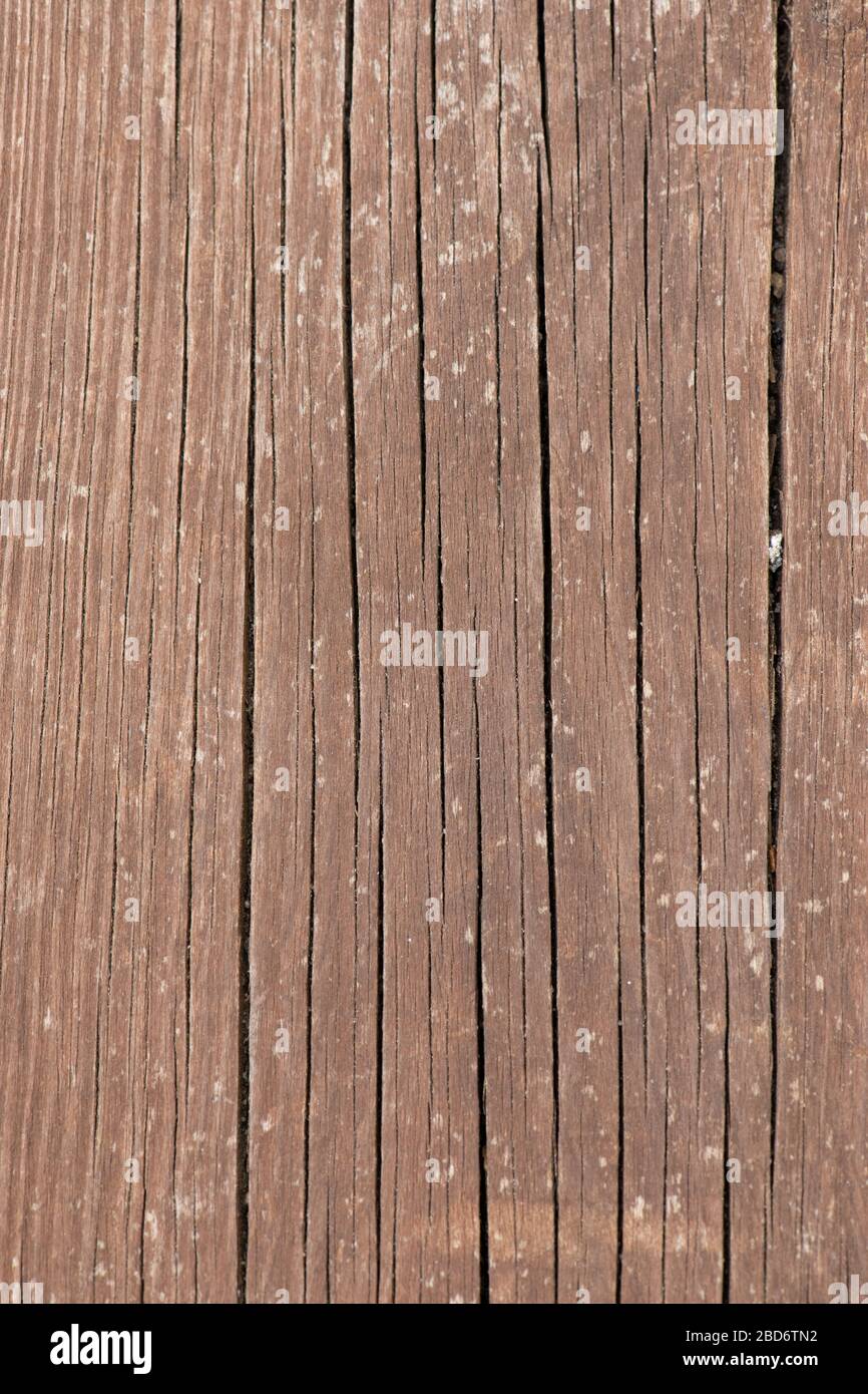 Moradas moradas, madera de pino, fondo, rajadas, con textura. Orientación vertical. Foto de stock