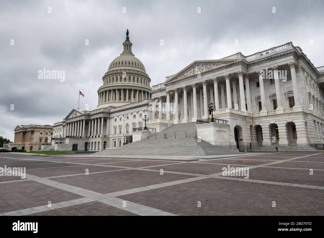 El edificio del Capitolio de los Estados Unidos en Washington DC, Estados Unidos de América Foto de stock