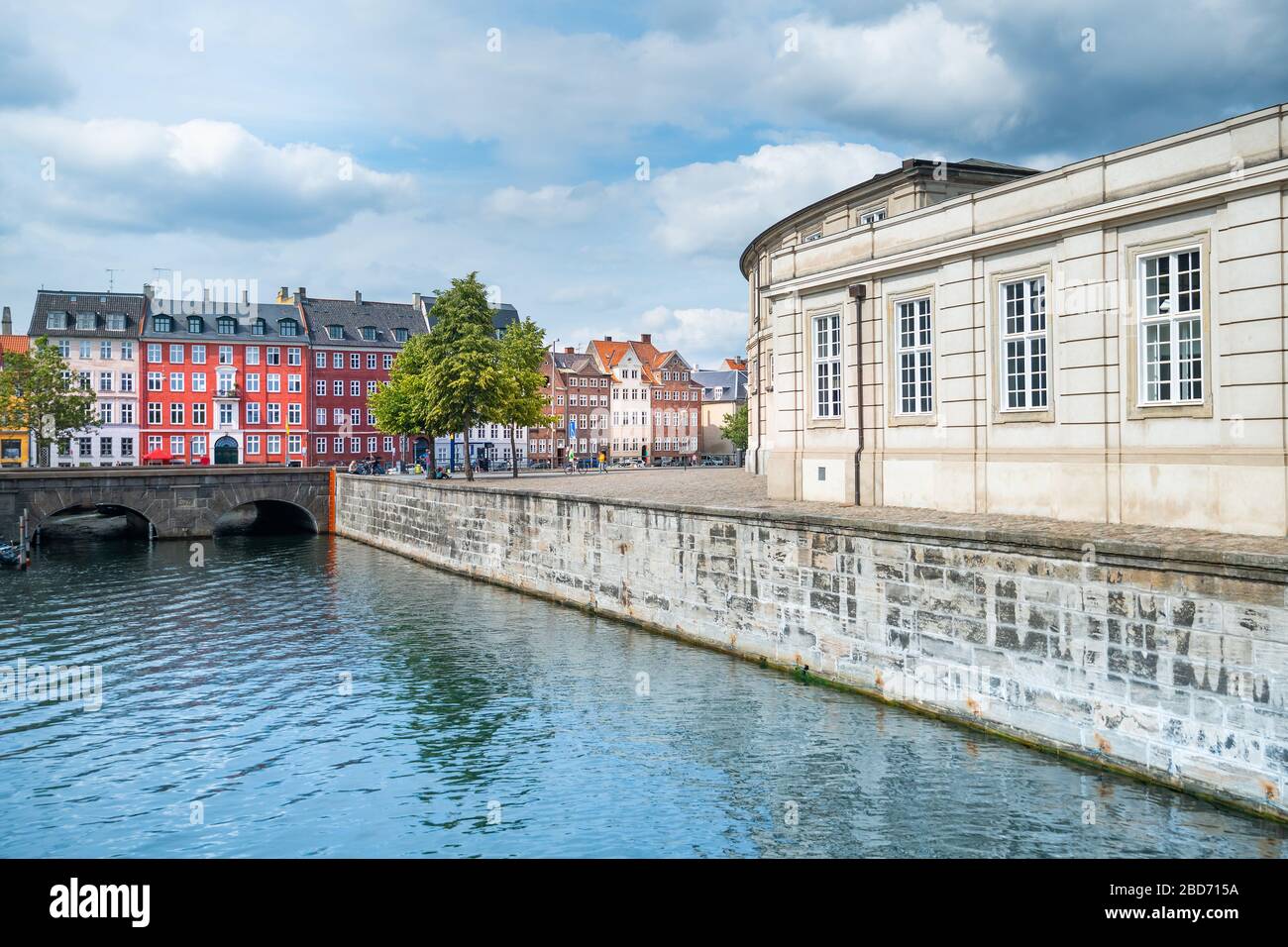 Hermosa ciudad de Copenhague en Dinamarca Foto de stock