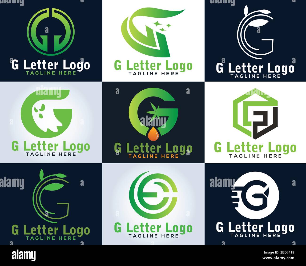 G logo verde fotografías e imágenes de alta resolución - Alamy