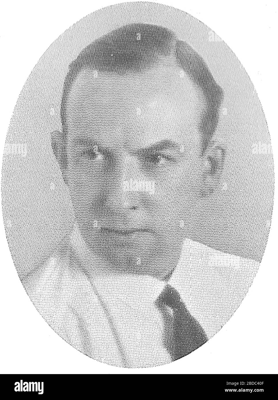 'VENSKA: Arktiekten Curt Björklund; <1958; Svenskt Porträttarkiv; Autor desconocido; ' Foto de stock
