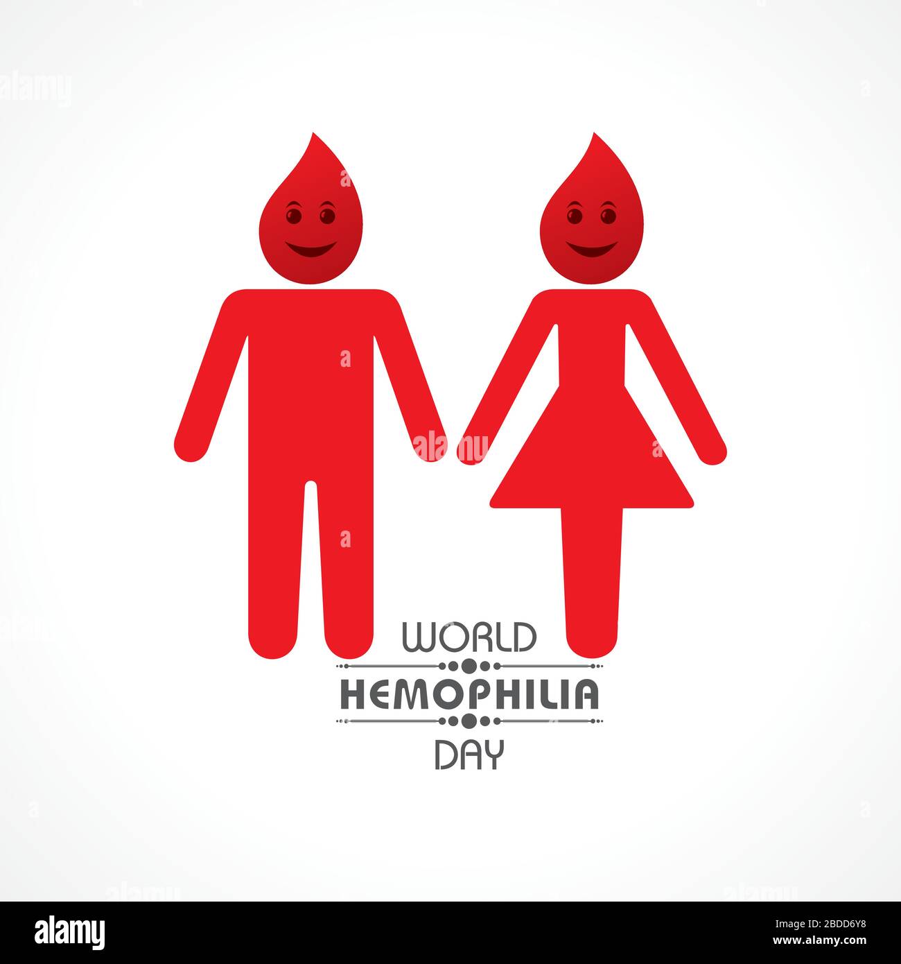 Ilustración Vectorial De Antecedentes Para El Día Mundial De La Hemofilia 17 De Abril Imagen 2951