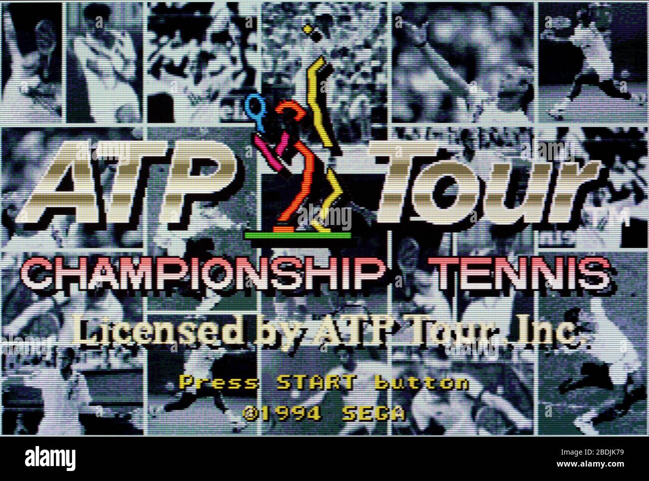 ATP Tour Campeonato de Tenis - Sega Genesis Mega Drive - sólo para uso editorial Foto de stock