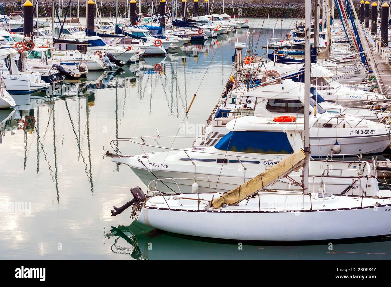 Puerto deportivo. Getxo. Vizcaya. País Vasco. España Fotografía de stock -  Alamy