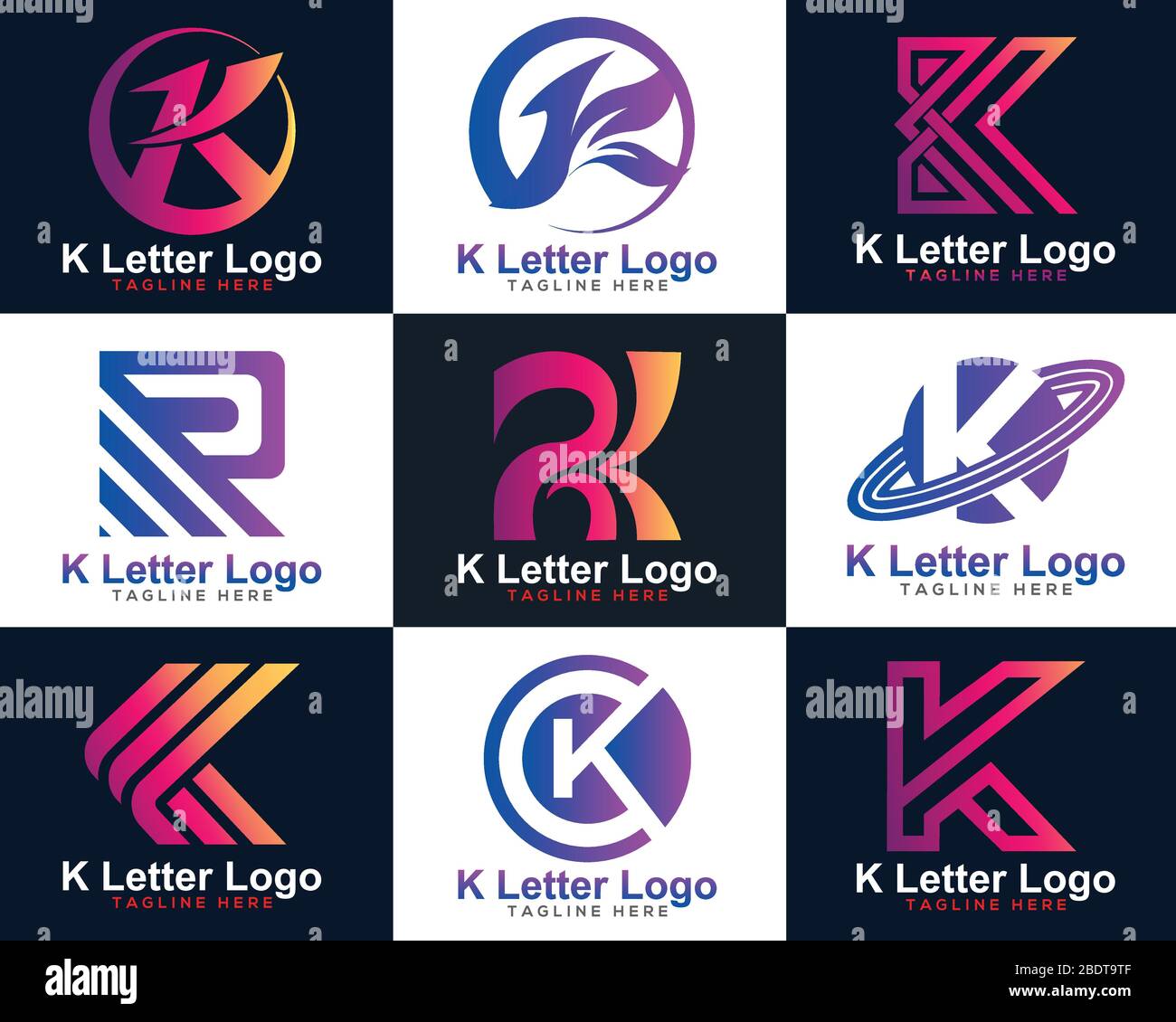 Logotipos de letras Imágenes vectoriales de stock - Alamy