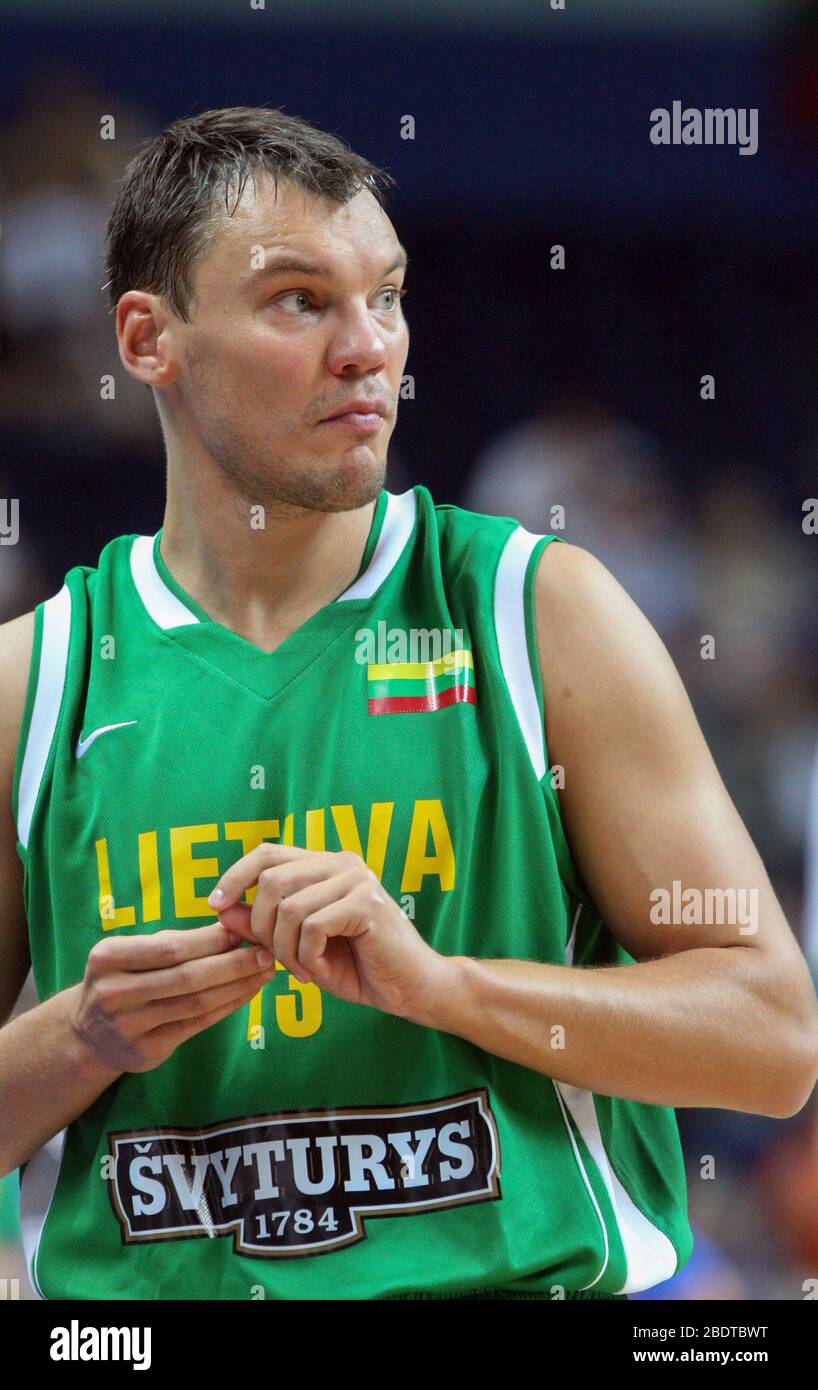 Sarunas Jasikevicius de Lituania. Jugador de baloncesto y entrenador  lituano Fotografía de stock - Alamy