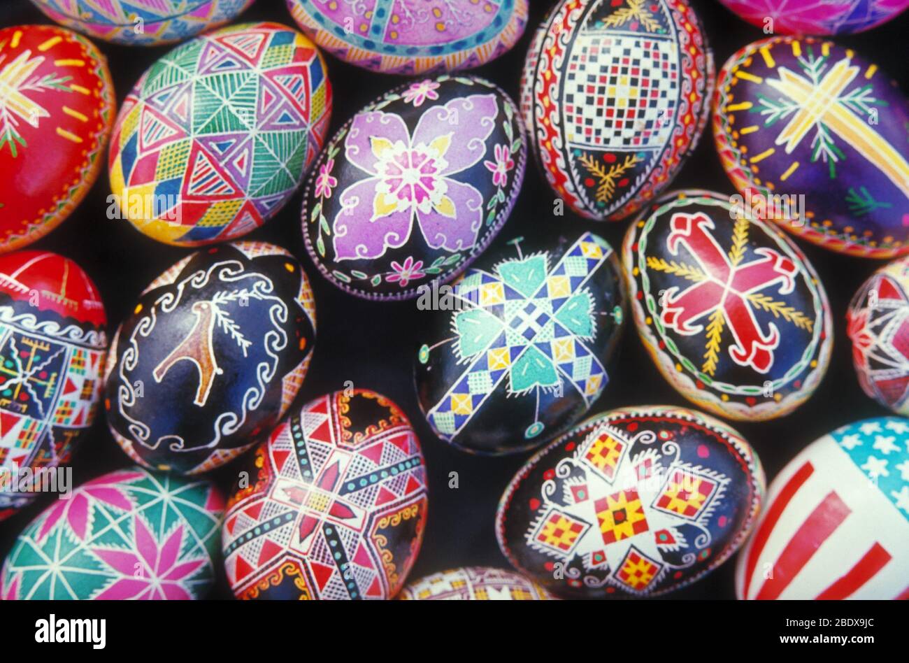 Huevos de Pascua ucraniano Foto de stock