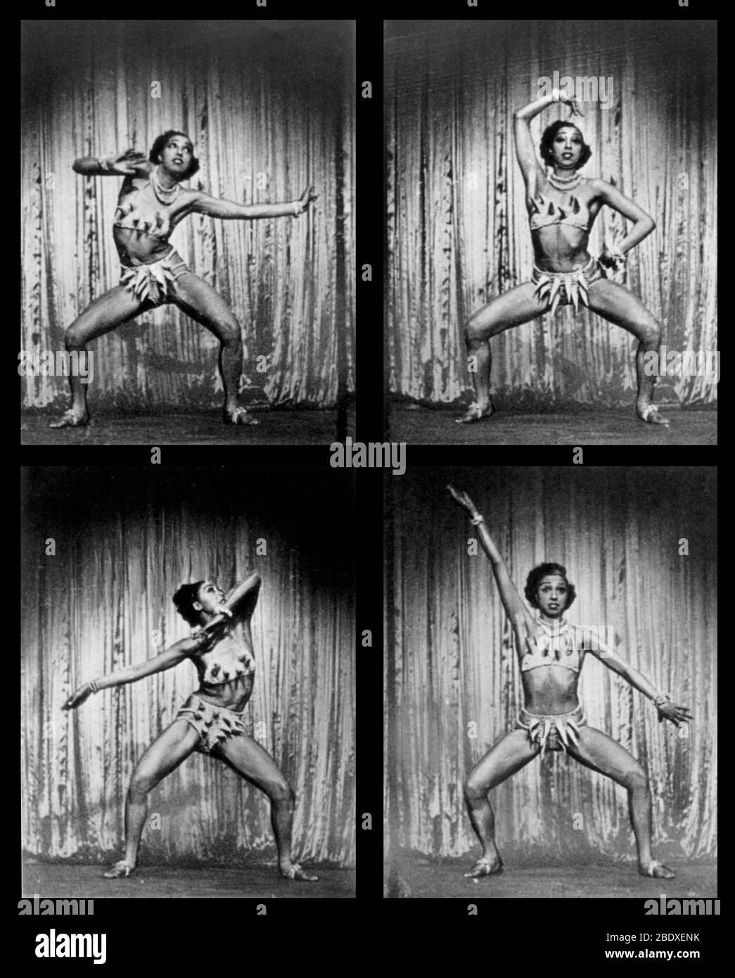 Josephine Baker, artista americano Foto de stock