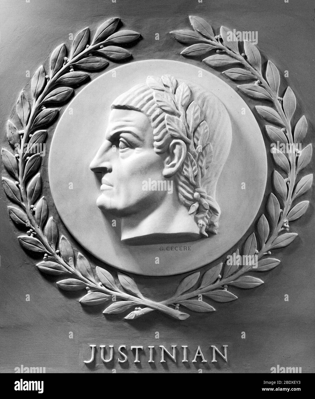 Justiniano I, Emperador Romano de Oriente Foto de stock