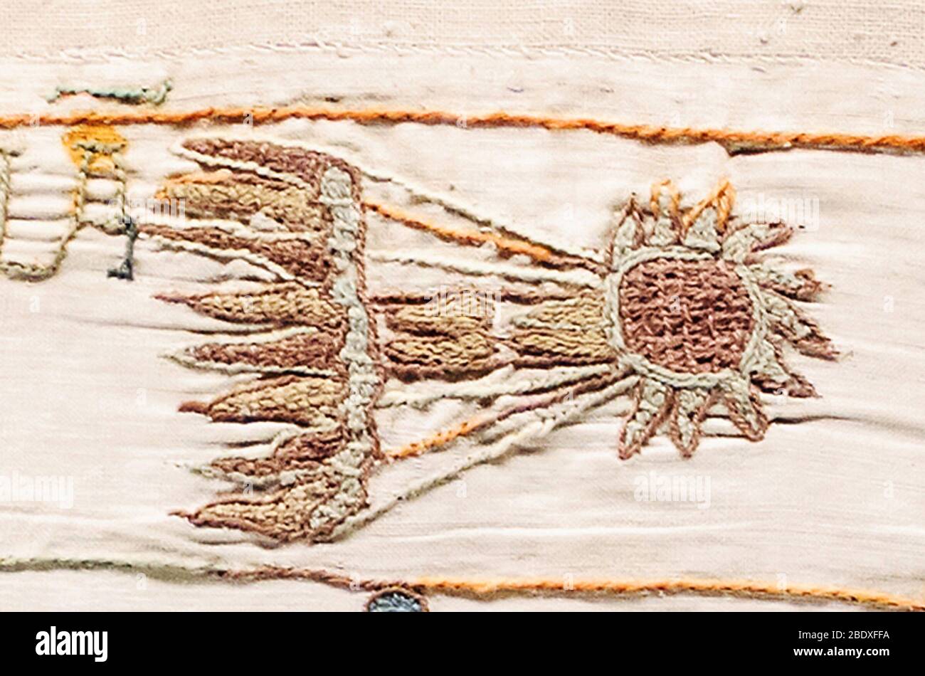 Tapiz de bayeux halleys cometa de 1066 fotografías e imágenes de alta
