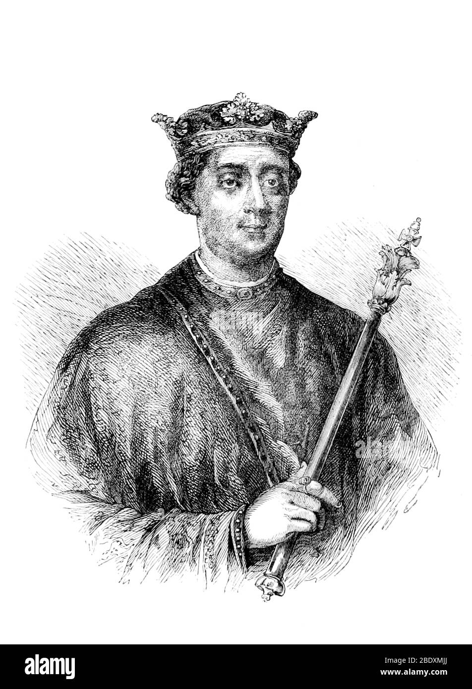 Enrique II, Rey de Inglaterra Foto de stock