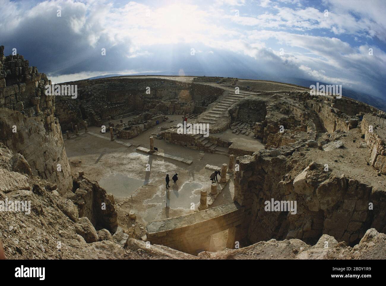 Ruinas Herodianas, Israel Foto de stock