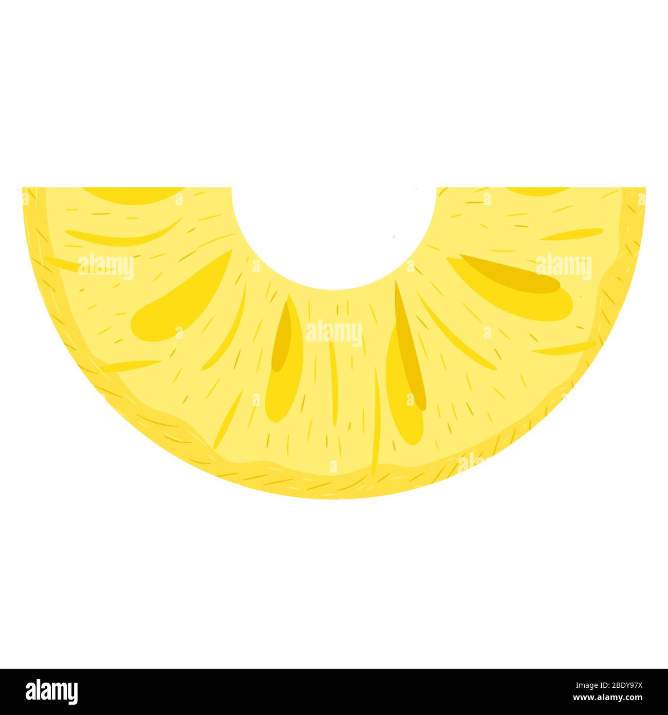 Ilustración De Rodaja De Piña