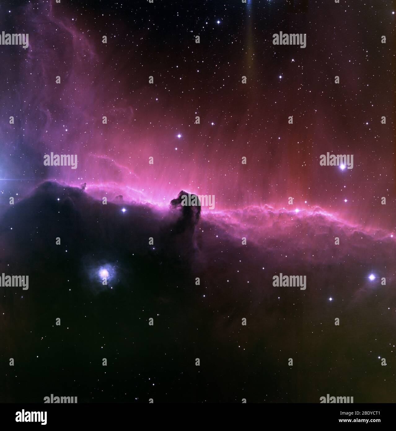 Barnard 33, Nebulosa cabeza de caballo Foto de stock