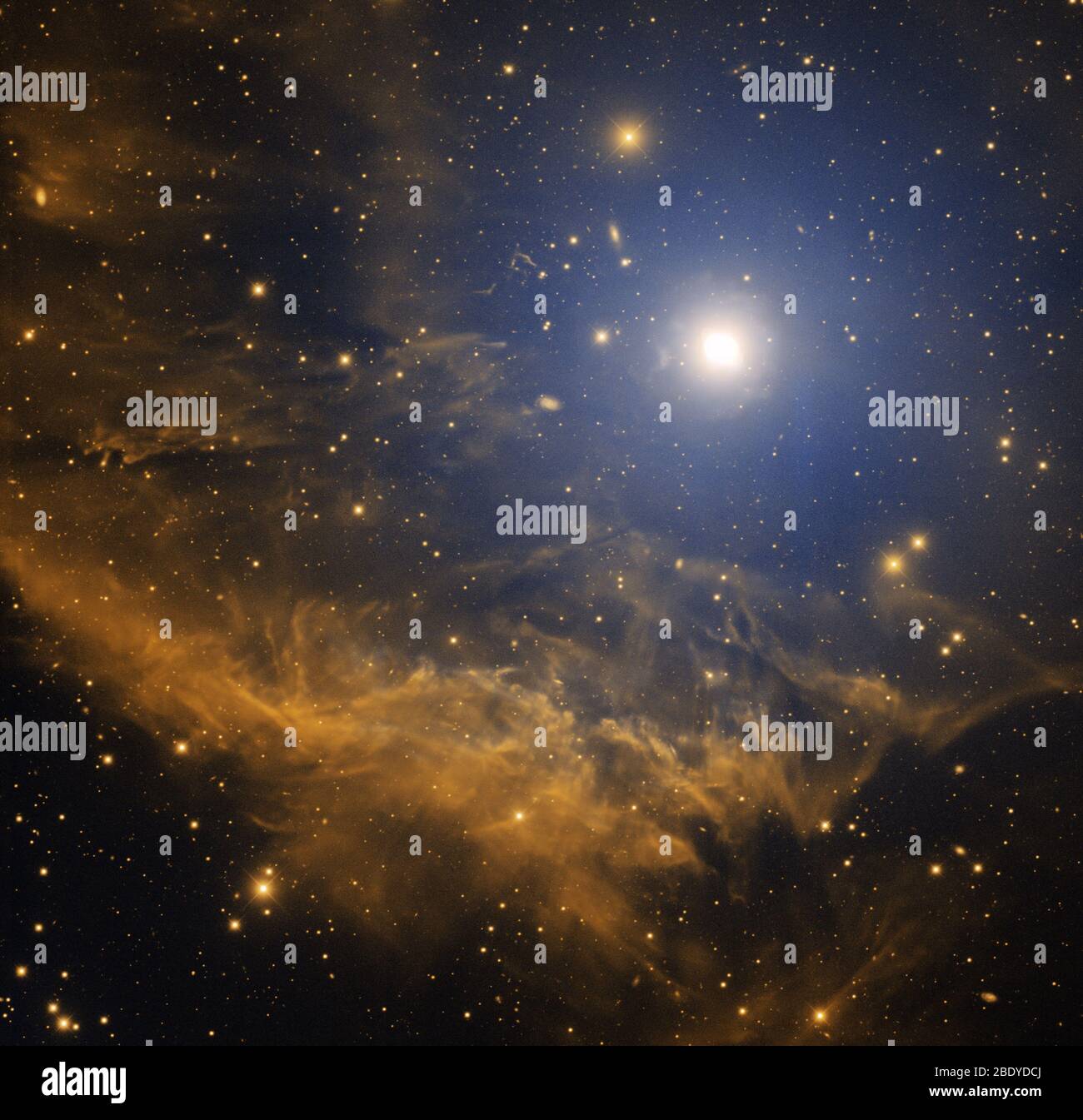 Fantasma de Júpiter, Nebulosa Planetaria, NGC 3242 Foto de stock