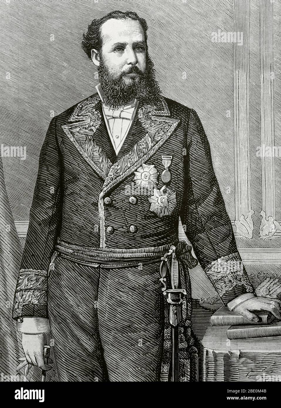 Antonio Alcalá-Galiano Miranda. Foto de stock
