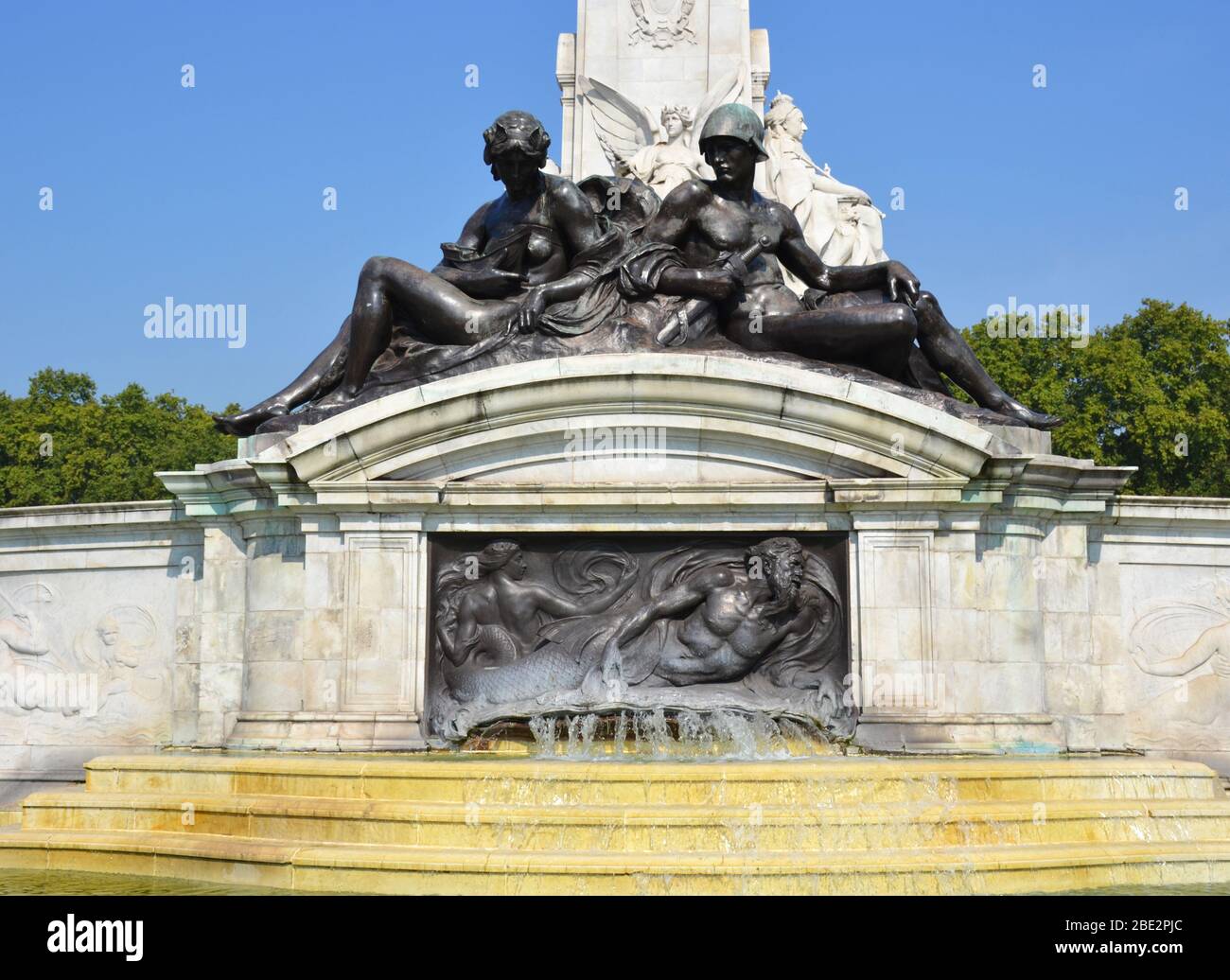 Victoria Memorial en Londres Foto de stock